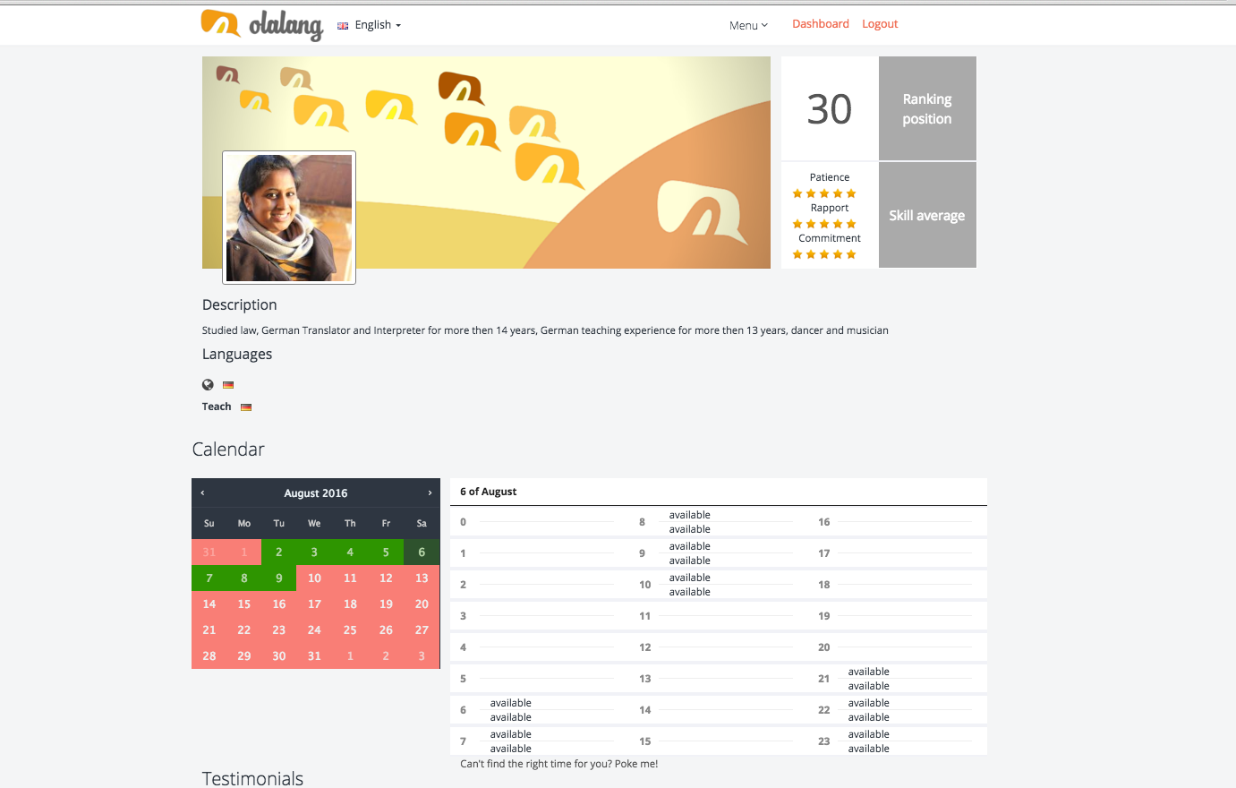 Calendar
