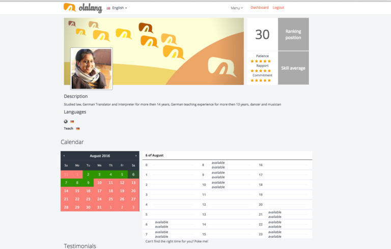 OLALANG CALENDAR
